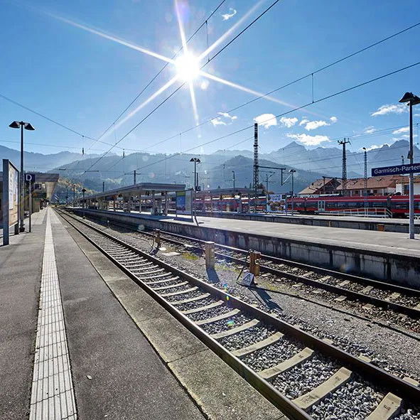 HAURATON drainage at the Zugspitzbahn railway station