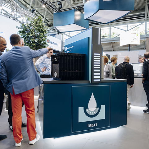 Hauraton Messestand auf der IFAT