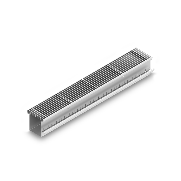 Fassadenrinne STEELFIX FLEX - ideal für tiefliegende Glasfassaden